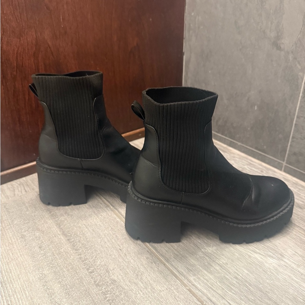 Madden Girl Black Ankle Boots